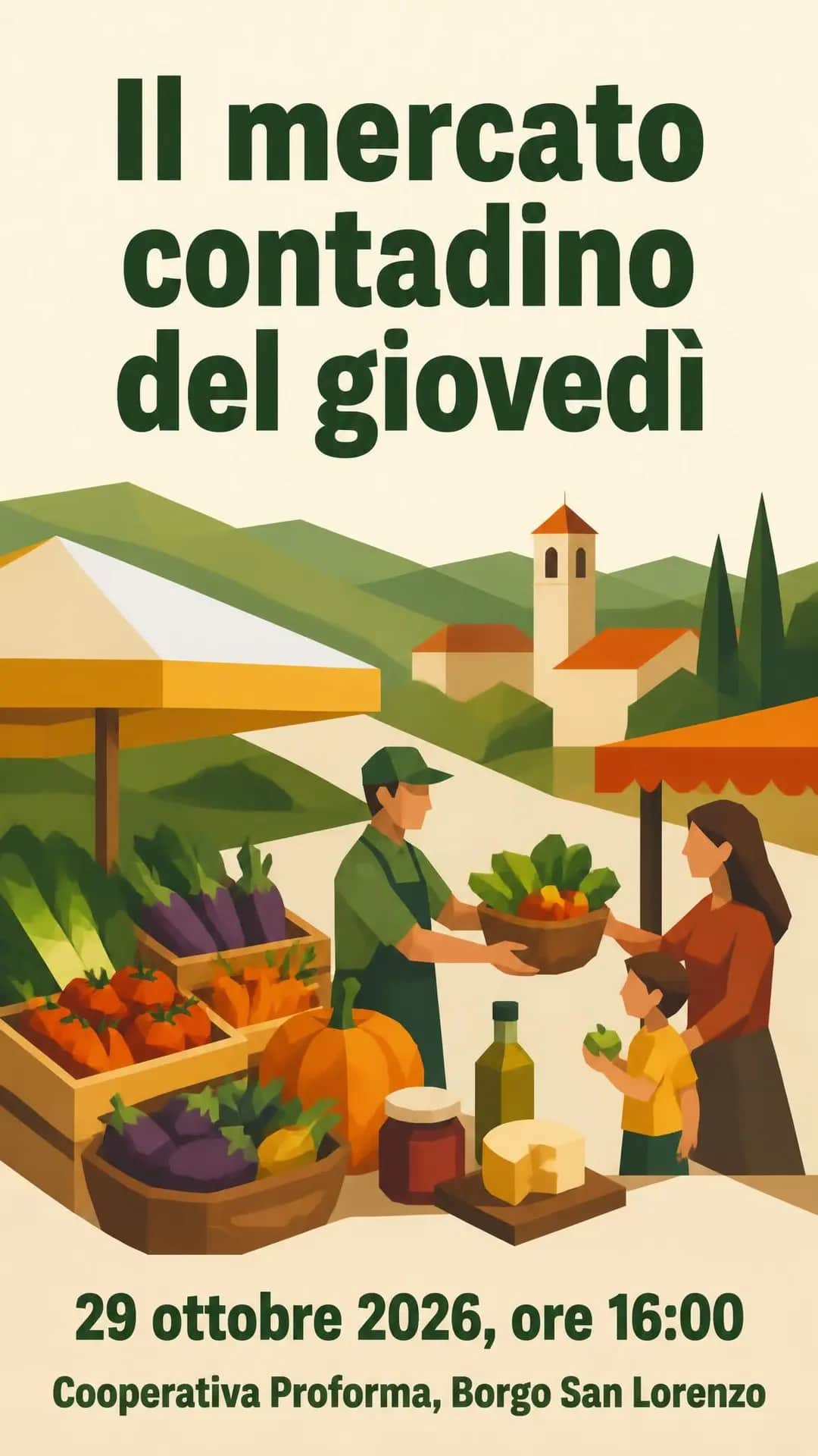 Il mercato contadino del giovedì