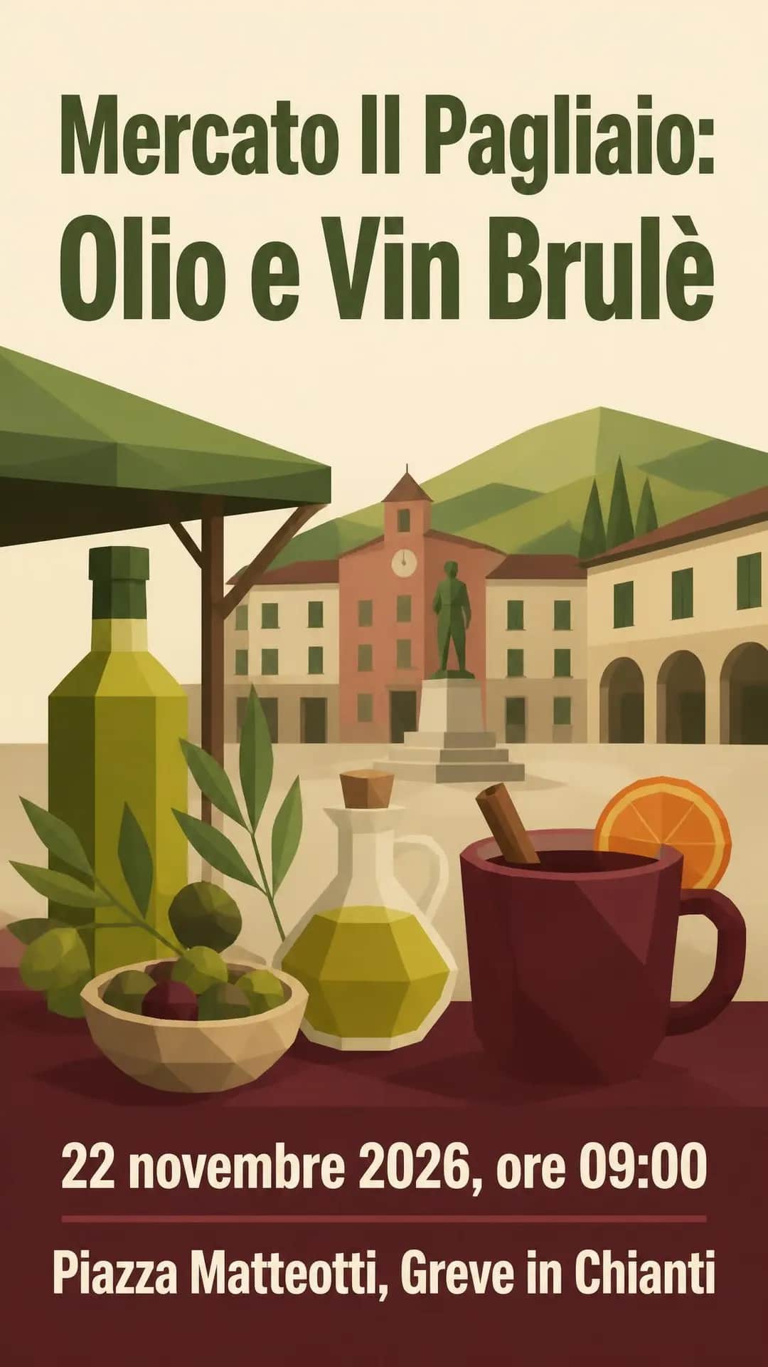 Mercato Il Pagliaio: Olio e Vin Brulè